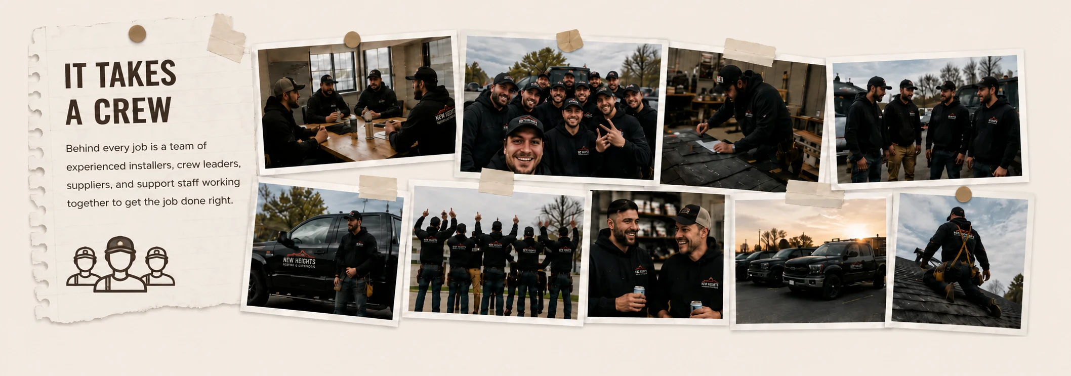 it takes a crew